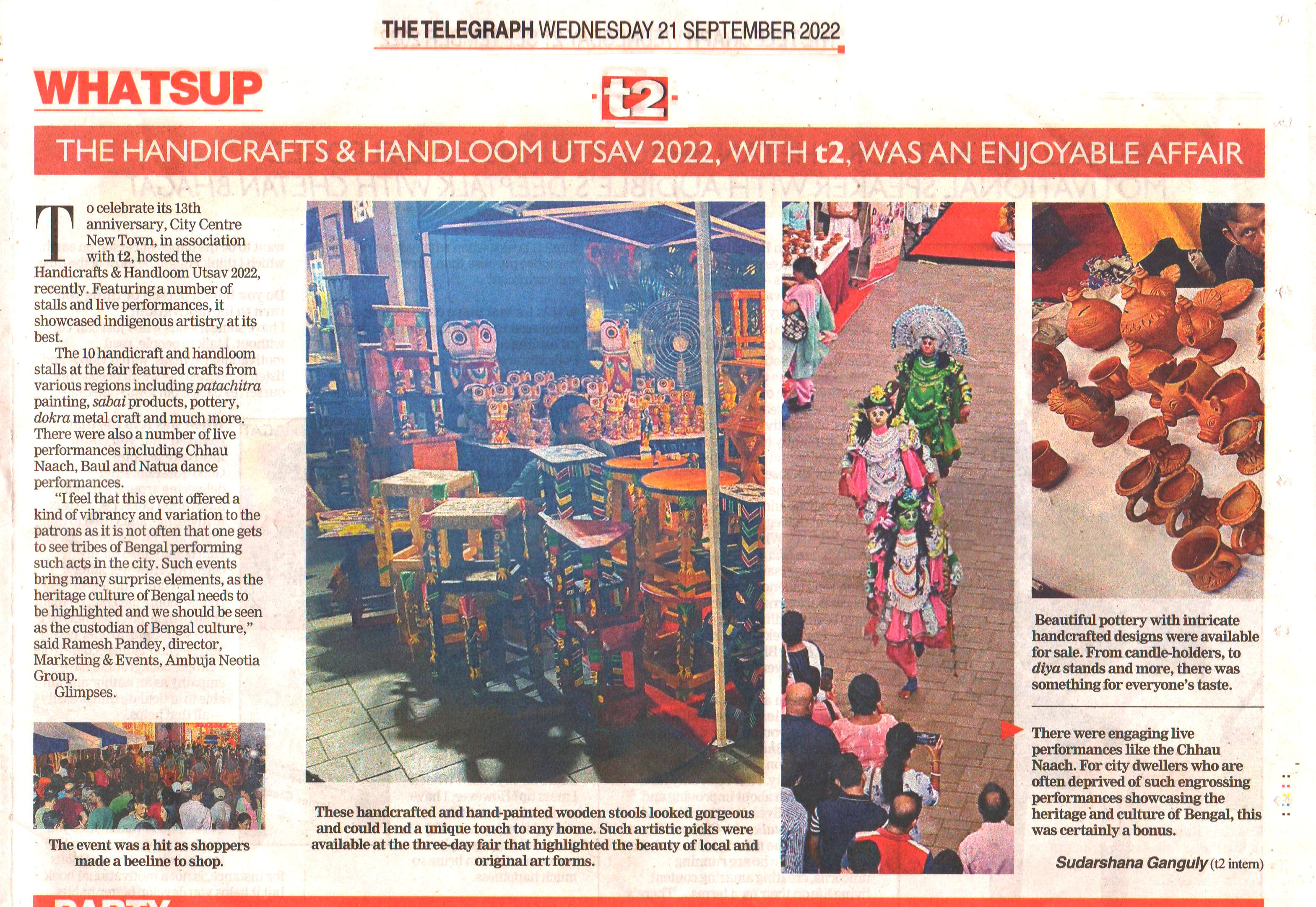 The Handicraft & Handloom Utsav 2022 at City Centre New Town